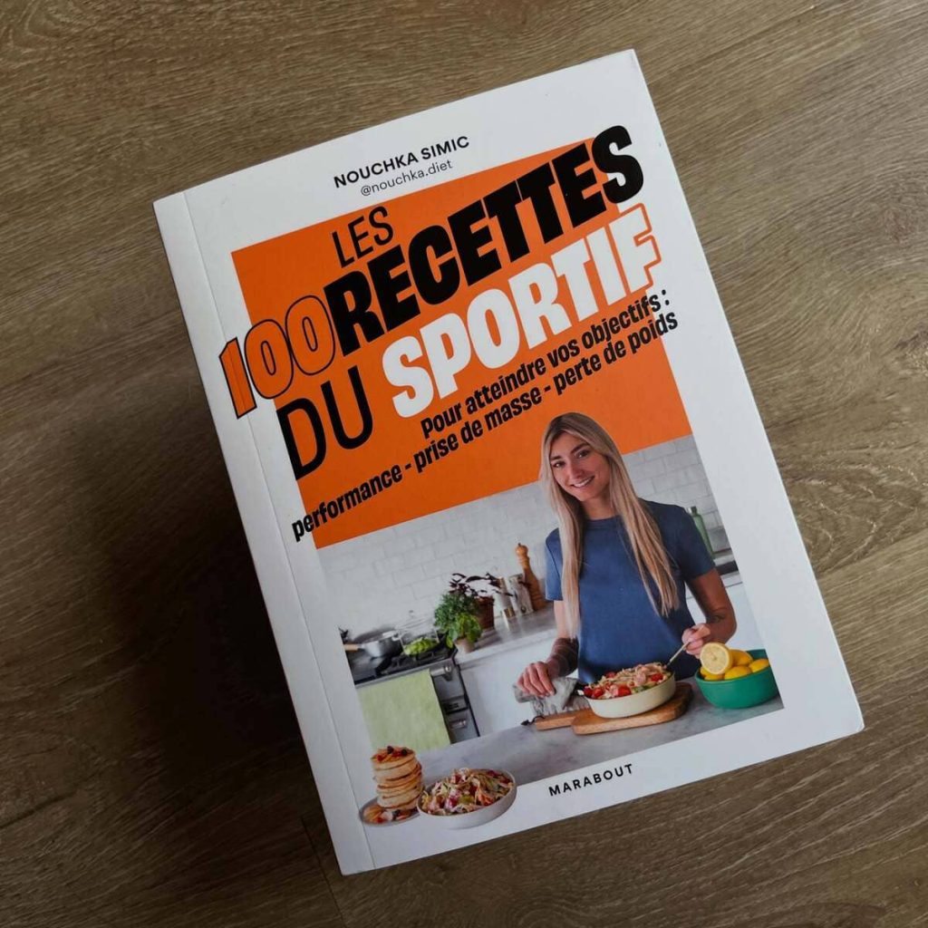"Les 100 recettes du sportif" (Marabout 2026) de Nouchka Simic